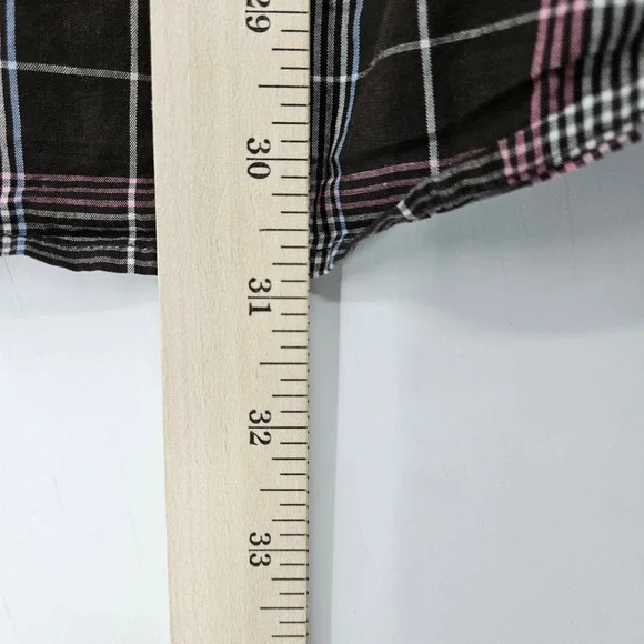 Roper Shirt Mens Medium Pearl Snap Western Plaid Long Sleeve‎ Rodeo - Picture 10 of 10